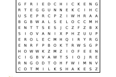 fast-food-word-search