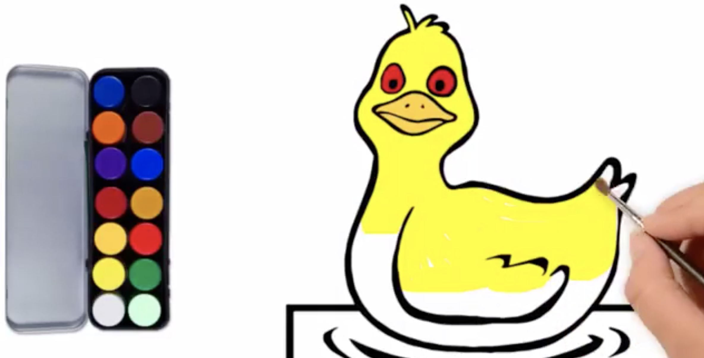 Colorindo páginas Desenho PATO