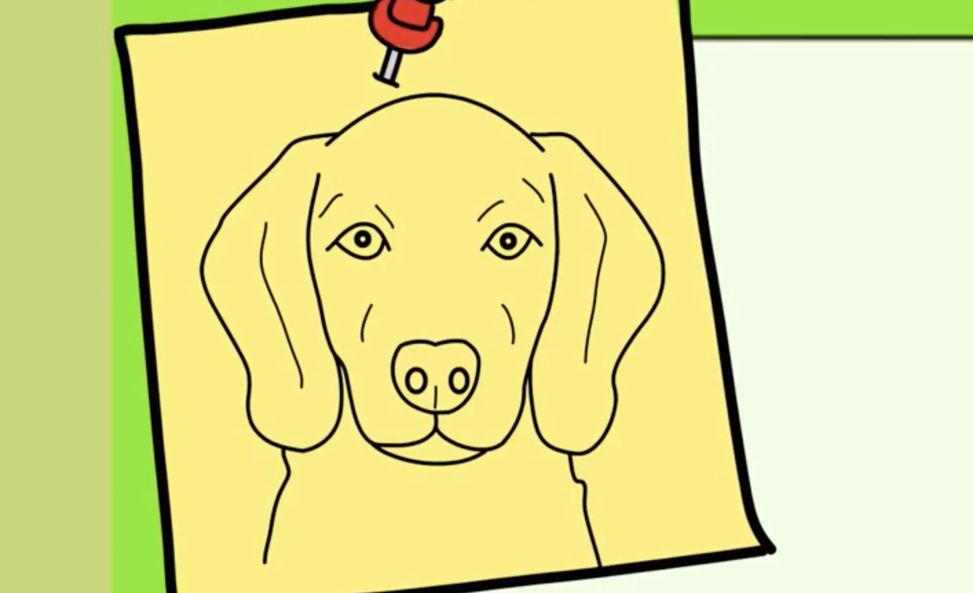 Colorindo páginas Como desenhar facilmente cachorro