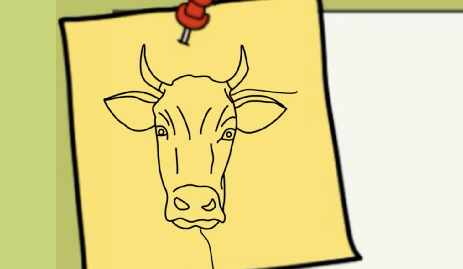 Páginas para colorir desenho de vaca