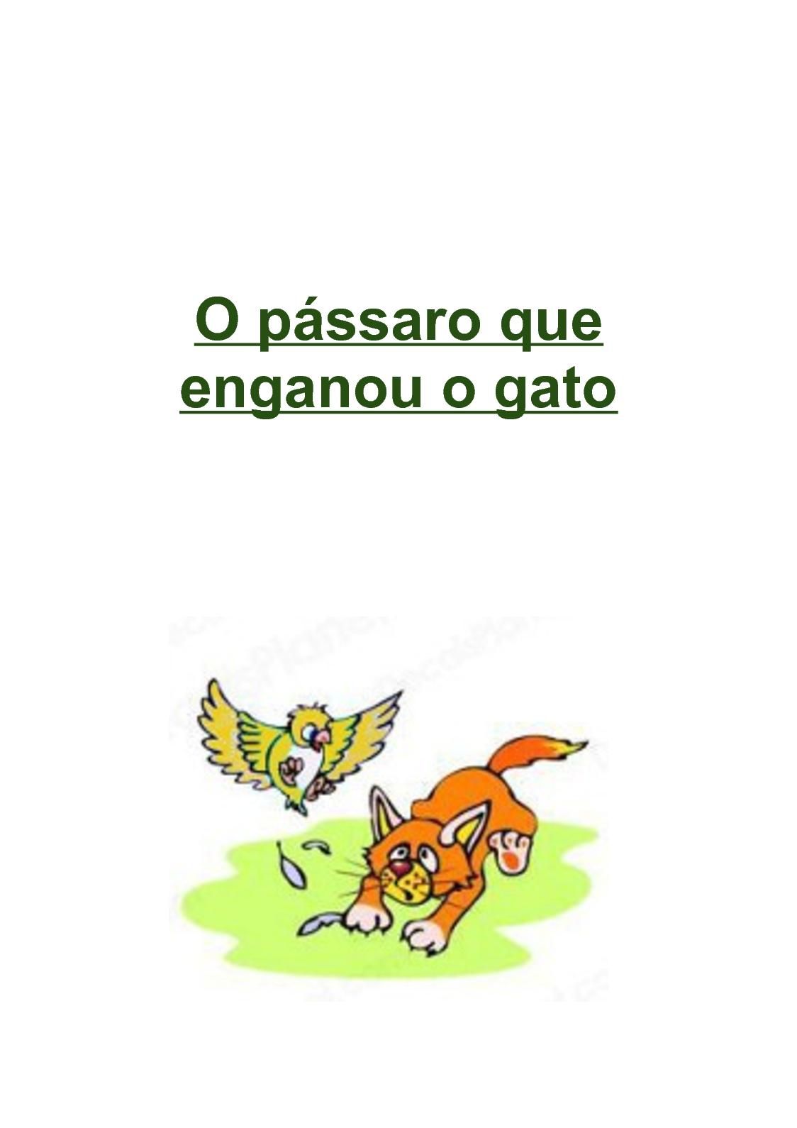 O pássaro que enganou o gato