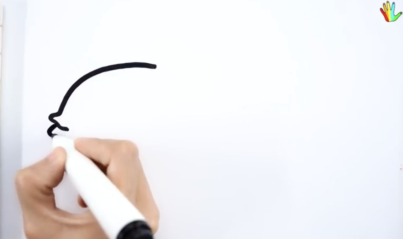 Cute fish Drawing and Coloring