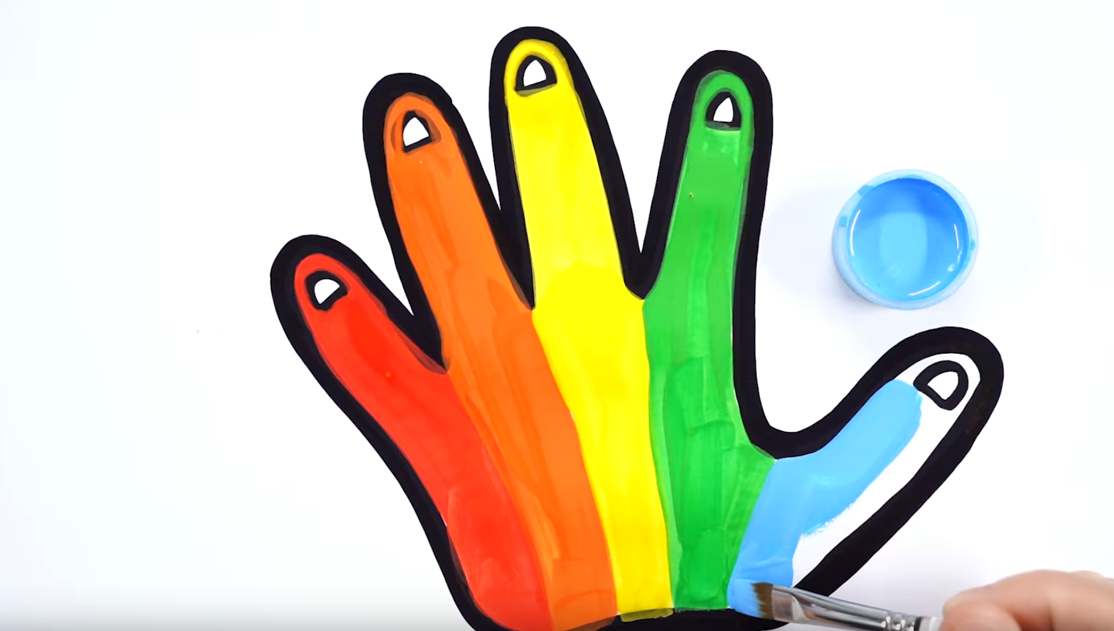 Hand Coloring with Gouache and Drawing