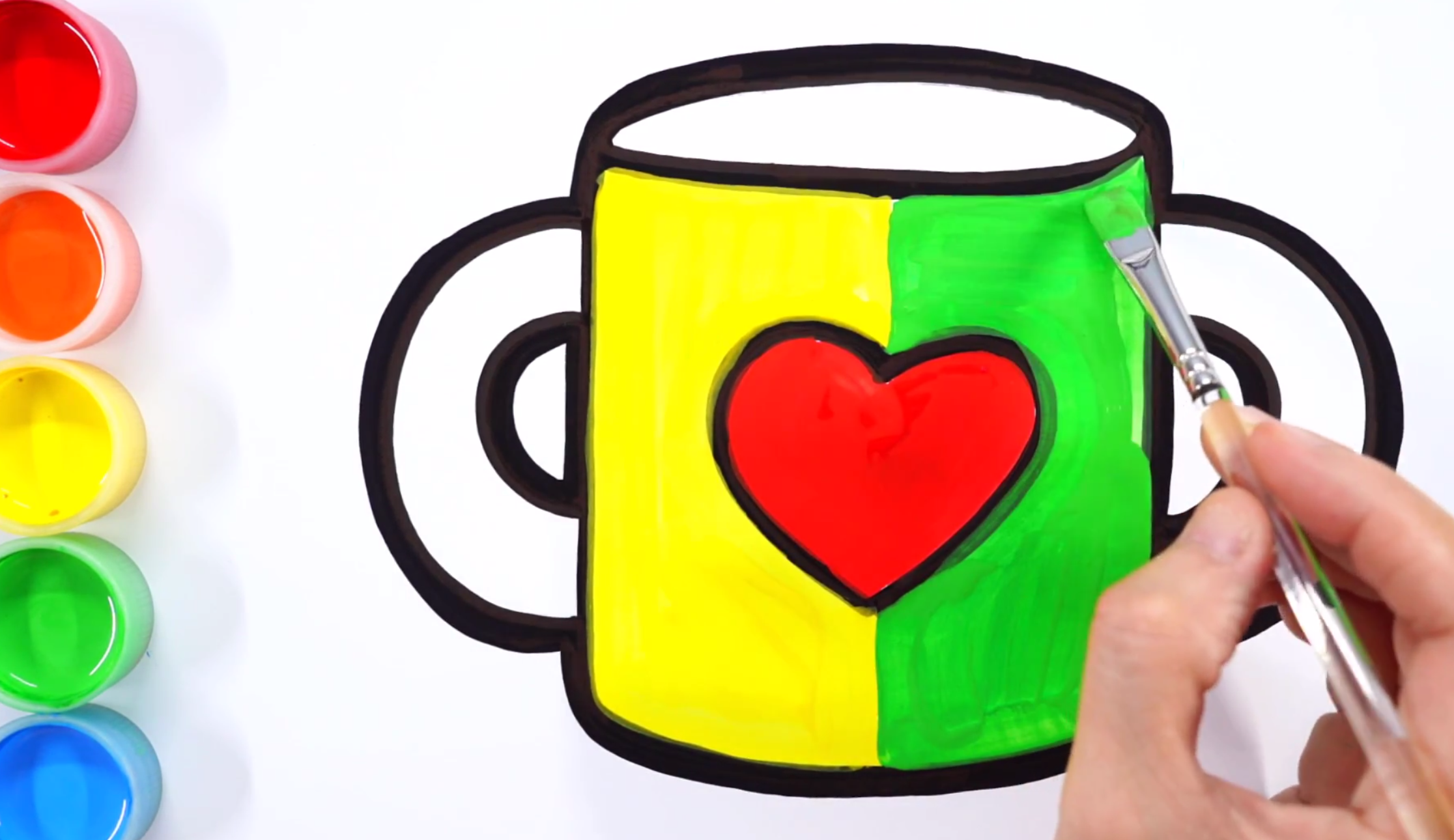 Toycup coloring and drawing