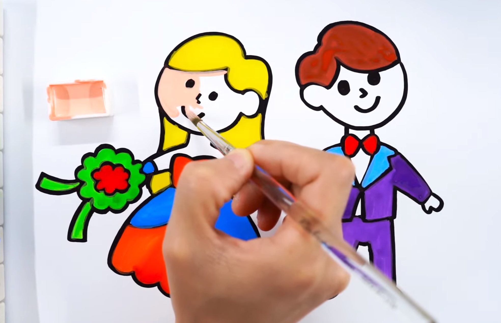 How to draw Wedding Bride