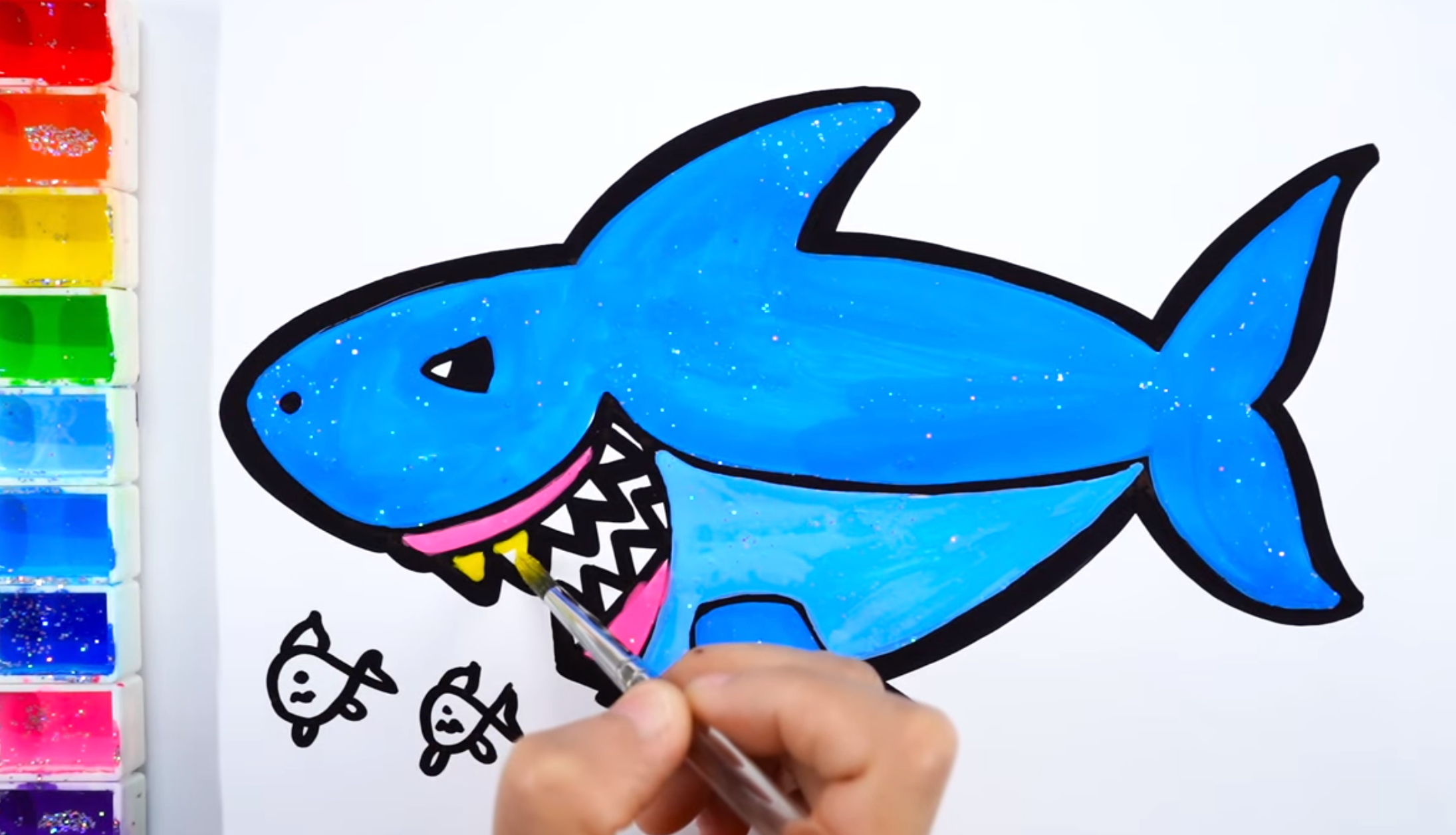 How to draw Shark